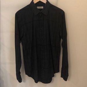 Burberry long sleeve button down - Black
